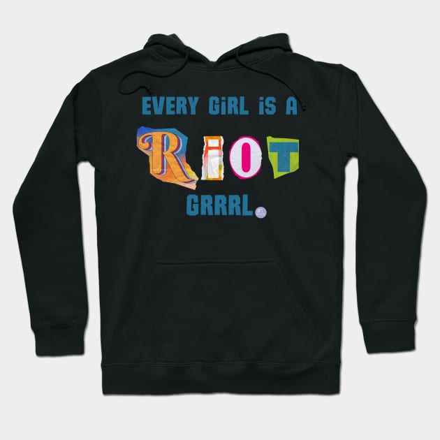 Riot Grrrl Hoodie by GirlMuseum